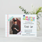 Einladung von kleinen Abschlüssen (Stehend Vorderseite)