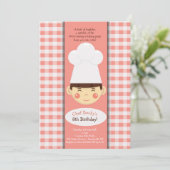 Einladung von kleinen Koch (Stehend Vorderseite)