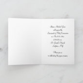 Einladung von Kommunion Blue (Innenseite)