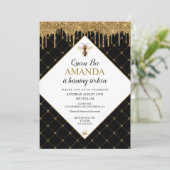 Einladung von Königin Bee zum Geburtstag (Stehend Vorderseite)