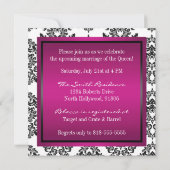 Einladung von Königin Bridal Dusche (Rückseite)