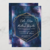 Einladung von Kosmos, Galactic Space Wedding Einla (Vorne/Hinten)