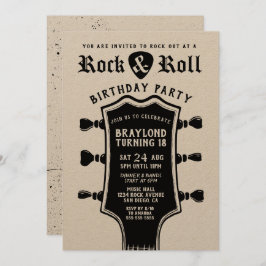 Einladung von Kraft Paper Rock'n'Roll Guitar