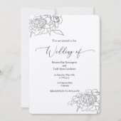 Einladung von Kraft - rustikaler Chic (Vorderseite)