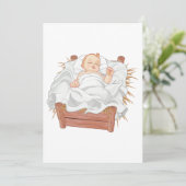 Einladung von Krippenbaby (Stehend Vorderseite)