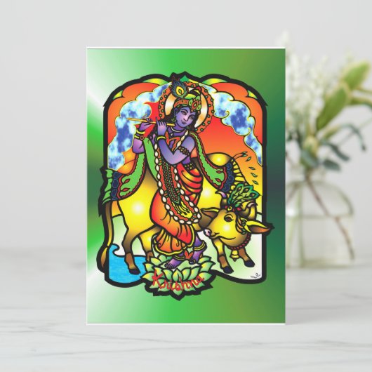 Einladung von Krishna (Stehend Vorderseite)