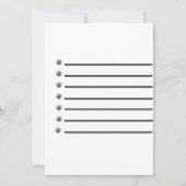 Einladung von Kristall Bling (Rückseite)