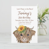 Einladung von Kühen, Geburtstagspartei von Kuh (Stehend Vorderseite)