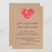 Einladung von Kunstharzen (Vorne/Hinten)