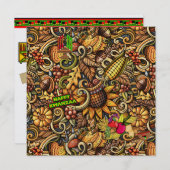 Einladung von Kwanzaa (Vorne/Hinten)