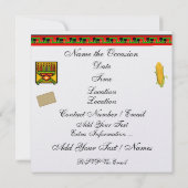 Einladung von Kwanzaa (Rückseite)