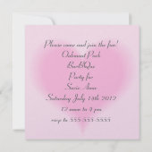 Einladung von Lamm- und Wolkenkindern zum Geburtst (Rückseite)