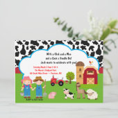Einladung von Landtieren zum Geburtstag (Stehend Vorderseite)