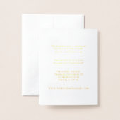 Einladung von Las Vegas Hochzeit in Urlaubsort Pas (Rückseite mit Umschlag)