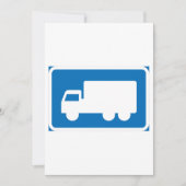 Einladung von Lastkraftwagen (Vorderseite)