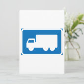 Einladung von Lastkraftwagen (Stehend Vorderseite)