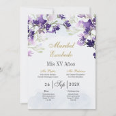 Einladung von Lavendel (Vorderseite)