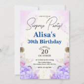 Einladung von Lavender Birthday (Vorderseite)