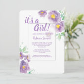 Einladung von Lavender Garden (Stehend Vorderseite)