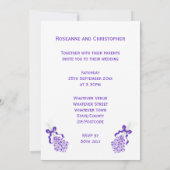 Einladung von Lavender Wedding (Rückseite)