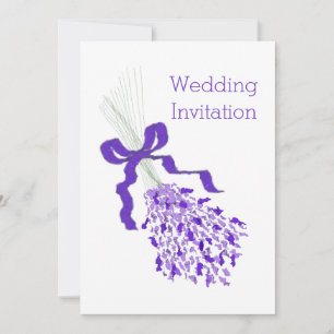 Einladung von Lavender Wedding