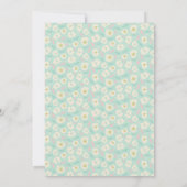 EINLADUNG VON LDS BAPTISM | Elegant Chic Floral Gi (Rückseite)