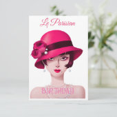 Einladung von Le Parisian (Stehend Vorderseite)