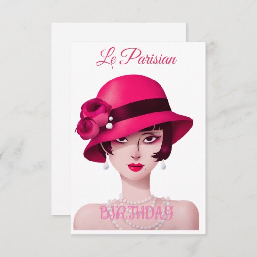 Einladung von Le Parisian (Vorne/Hinten)