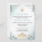 Einladung von Leafy Sikh Housewarming (Vorderseite)