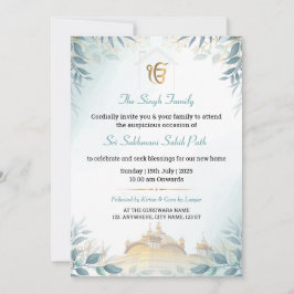 Einladung von Leafy Sikh Housewarming