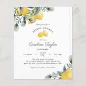 Einladung von Lemon Brautparty (Vorderseite)