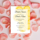 Einladung von Lemon Spritz Yellow Bridal Dusche