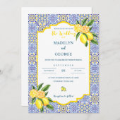 Einladung von Lemon Tile (Vorne/Hinten)