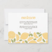 Einladung von Lemons Bridal Dusche (Vorderseite)