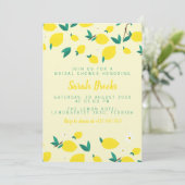 Einladung von Lemons Bridal Dusche (Stehend Vorderseite)