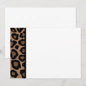 Einladung von Leopard-Druckplatten (Vorne/Hinten)