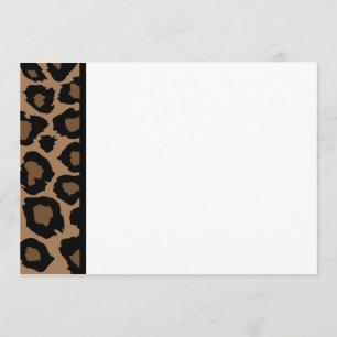 Einladung von Leopard-Druckplatten