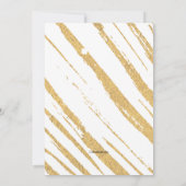 Einladung von leuchtenden Streifen (Rückseite)