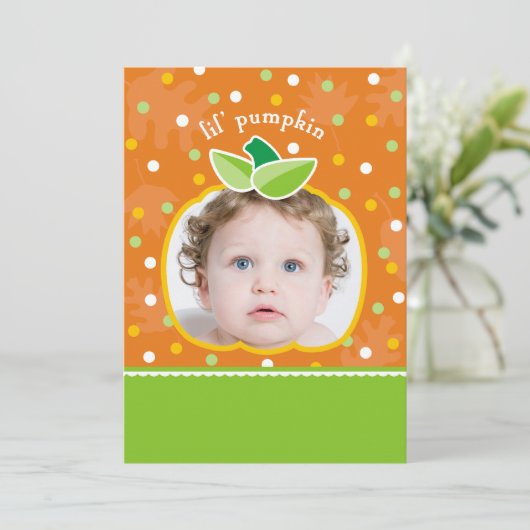 Einladung von Lil' Pumpkin (Stehend Vorderseite)
