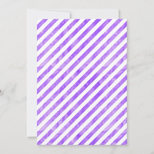 Einladung von lila Boos oder Booze Halloween-Party (Rückseite)