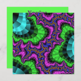 Einladung von Lila Geber mit kundenspezifischer Gr