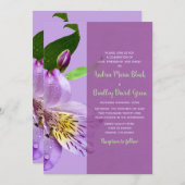 Einladung von Lily Wedding (Vorne/Hinten)