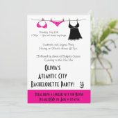 Einladung von Lingerie Bachelorette (Stehend Vorderseite)