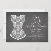Einladung von Lingerie Bridal Dusche (Vorderseite)