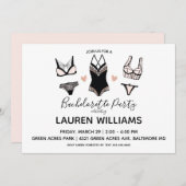 Einladung von Lingerie Junggeselinnen-Abschied (Vorne/Hinten)