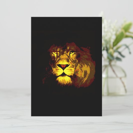 Einladung von Lion (Stehend Vorderseite)