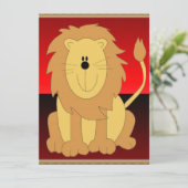 Einladung von Lion (Stehend Vorderseite)