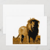 Einladung von Lion - Einladungen von Lion (Vorne/Hinten)