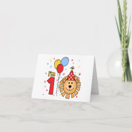 Einladung von Lion Face zum ersten Geburtstag