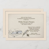 Einladung von Literaturwissenschaftlern Abschluss (Vorne/Hinten)